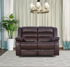 Allende 2 Seater Faux Leather Motion Recliner - Re