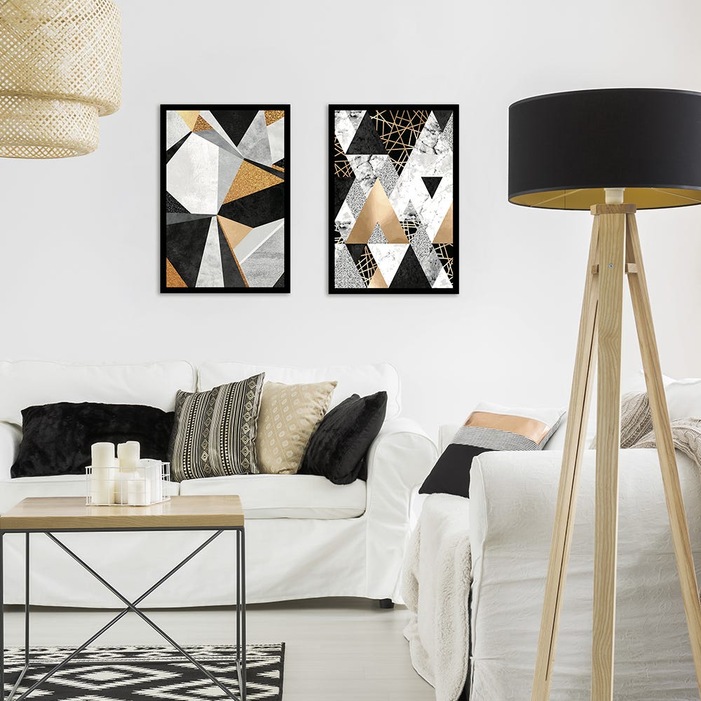 SS22 Lorena Multiple Triangles Art Frame