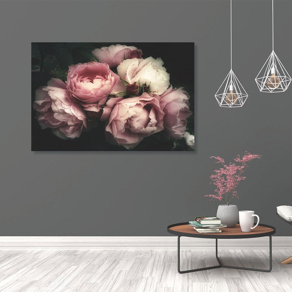 SS20 Diana Peony Bunch Tempered Glass Wall