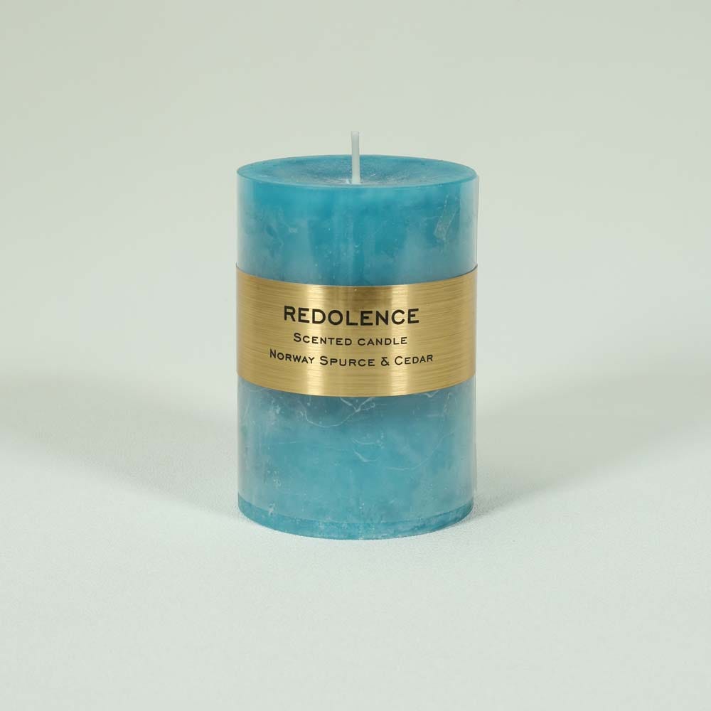 SS22 Monique Scented Pillar Candle Blue Forest Stream 300g 7x10cm 22ZL002_5