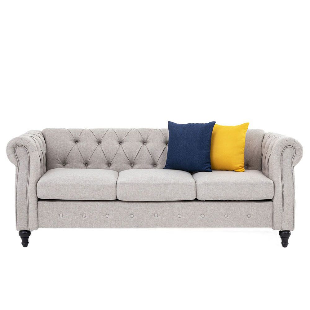 David  3  Seater  Fabric  Sofa