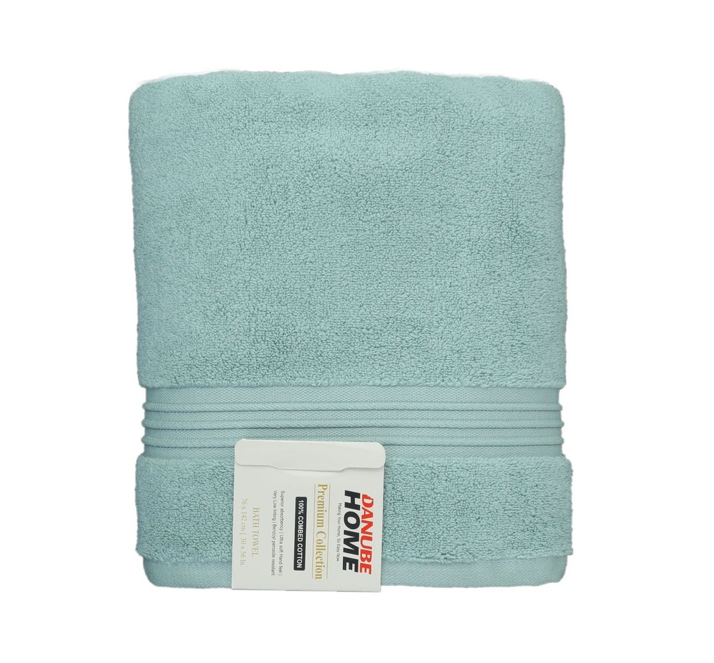 Flossy Bath Towel _ 76X142Cm Aqua