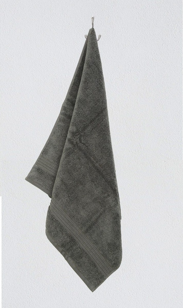 Flossy Wash Towel _ 33X33Cm Dark Grey