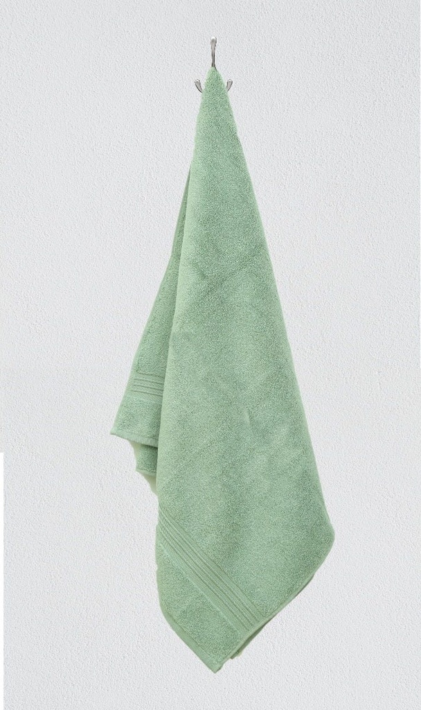 Flossy Wash Towel _ 33X33Cm Light Green