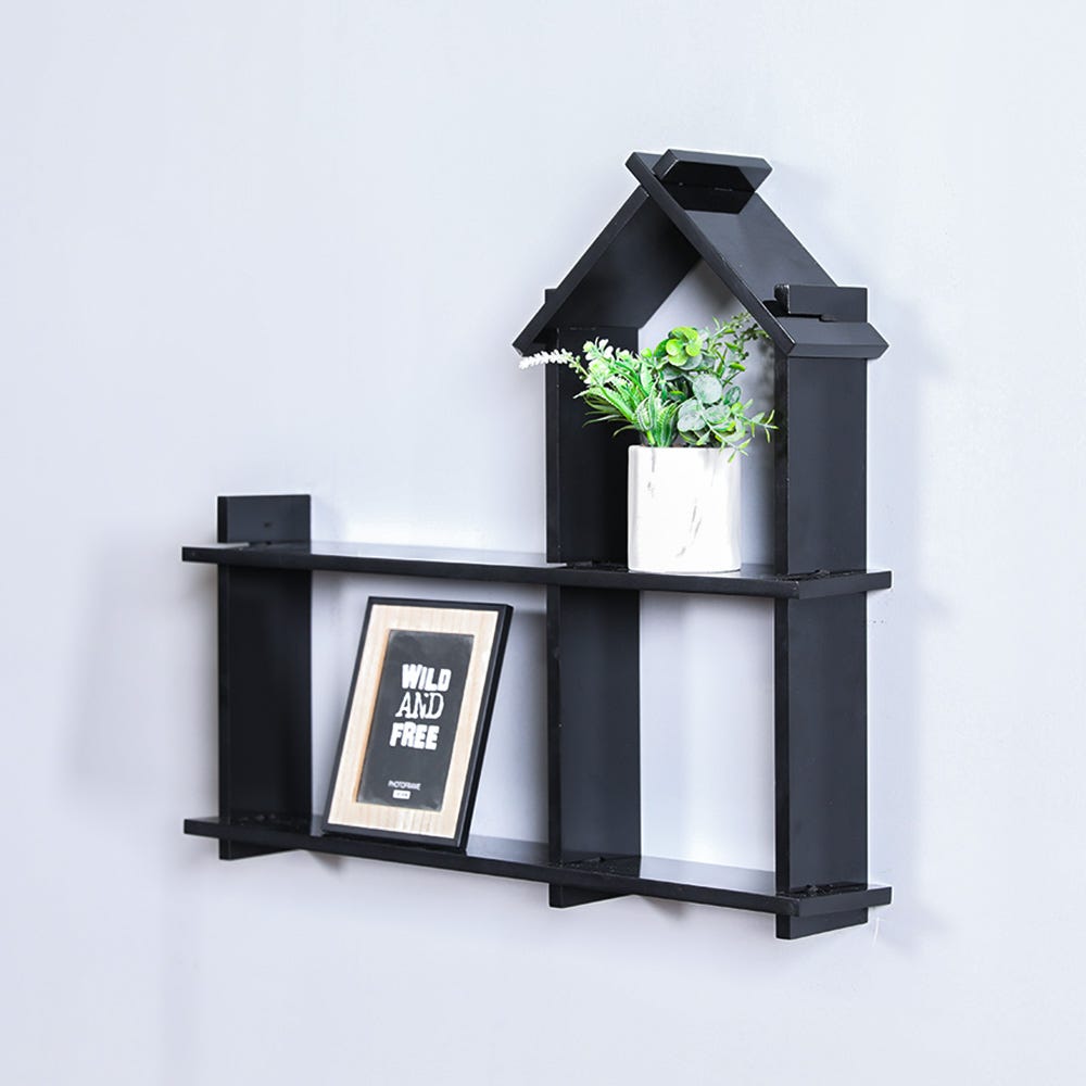 KD Hut Wall Shelf_Black