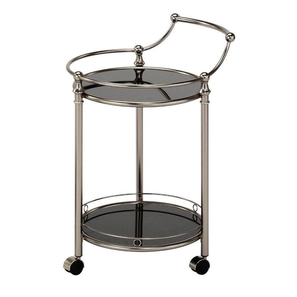 Emman 2 Tier Round Serving Trolley