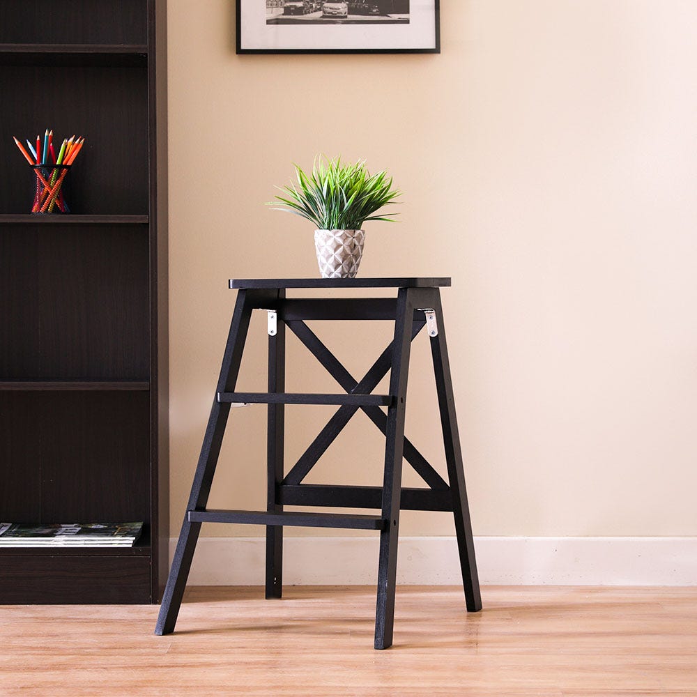 Albany 3 Step Bamboo Wood Stool