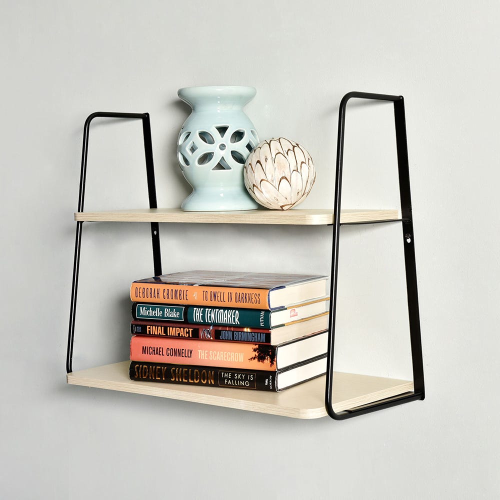 New Ladder 2 Tier Wall Shelf