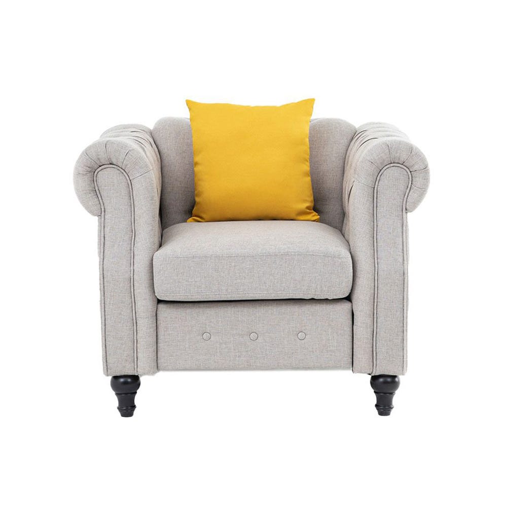 Single Seater David Fabric Sofa