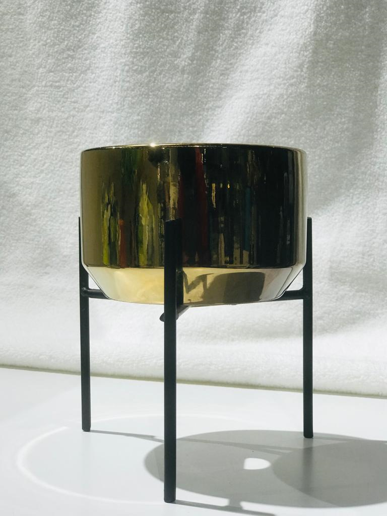 Ceramic Golden Stand Top (M)