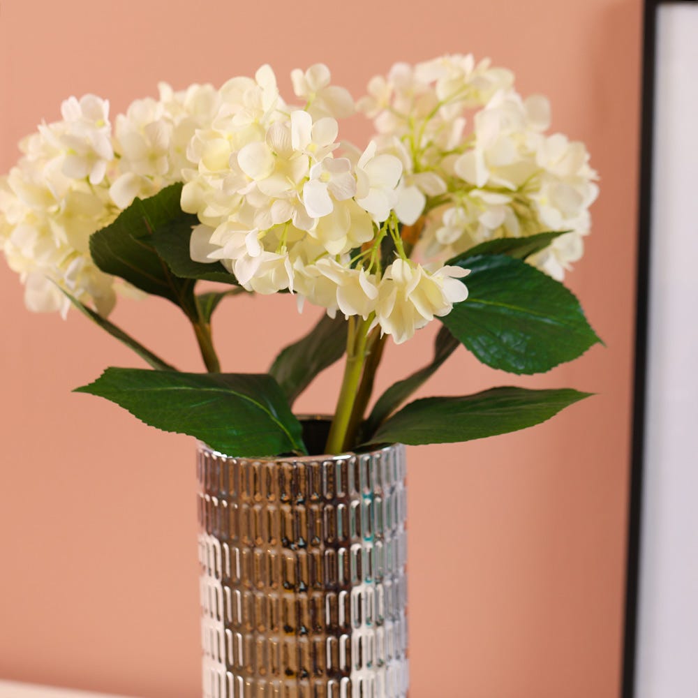 SS21 Rejoice Cream Hydrangea Artificial Flower