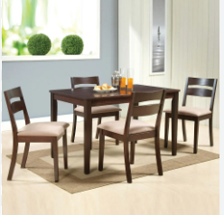 Aya 1+8Dining Set - White / Beige