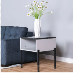 Form End Table - Black / Grey