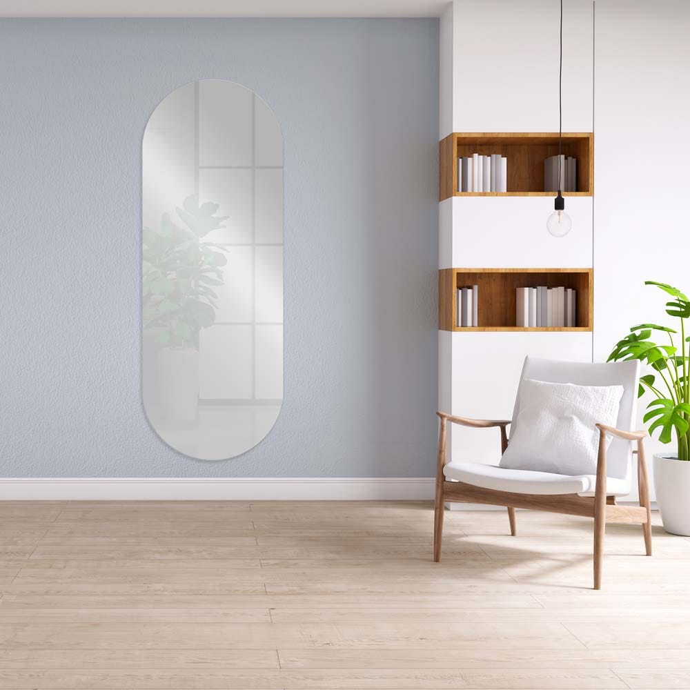 SS22 Petite Cylindrical Frameles Mirror Plain