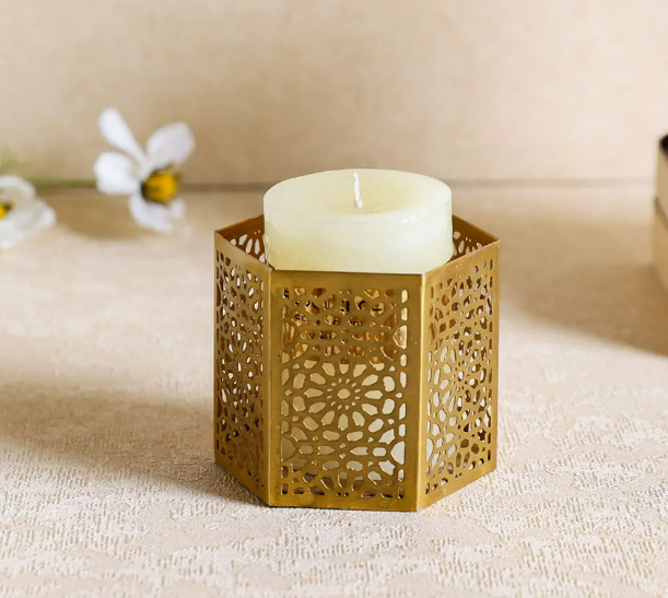 AW21 Aliena Votive Holder Gold