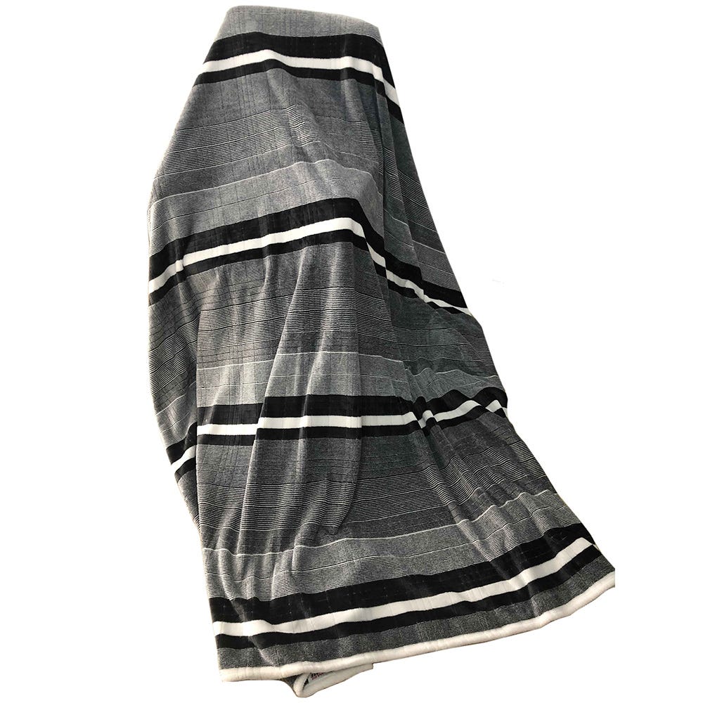 Yarn Dyed Jacquard Flannel Plush Blanket