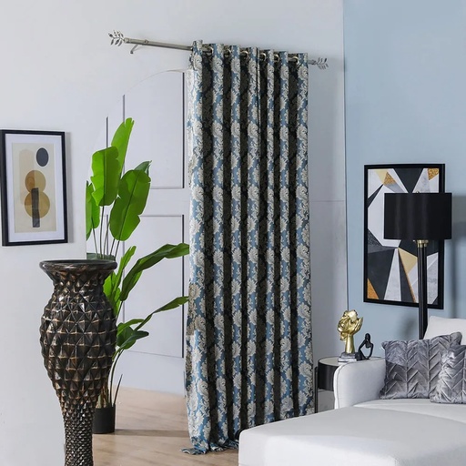 [HOM-Dan-01287] Premium Door Curtain Set Of 2 Assorted_140X240Cm