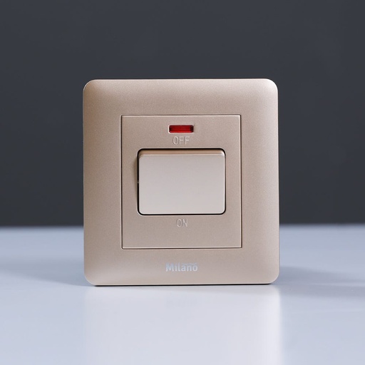 [ELE-Dan-01332] Milano 20A DP Switch with NEON