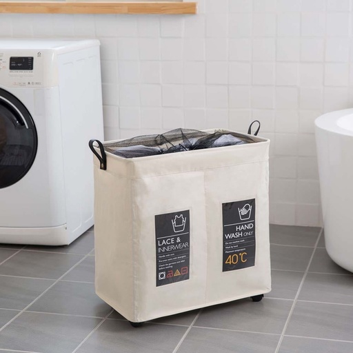 [HOM-Dan-01816] SS22 Oliver Double Laundry Hamper