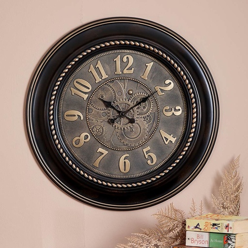 [HOM-Dan-02036] SS20  Lexie  Wall  Clock  Antique