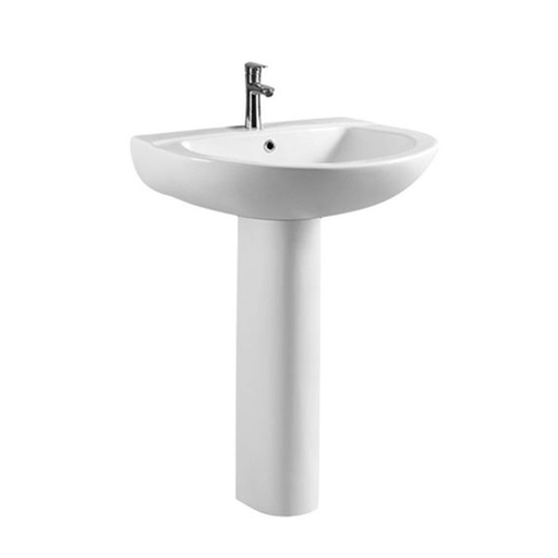 [SAN-Dan-02190] MILANO CHARMING CERAMIC WASH BASIN or PEDESTAL