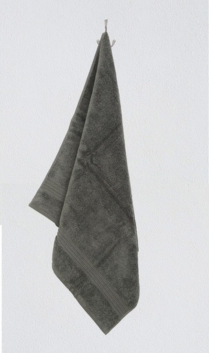 [HOM-Dan-02236] Flossy Wash Towel _ 33X33Cm Dark Grey