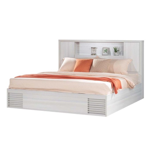 [BED-Dan-00354] New Miguel Bedroom Set-Light Grey