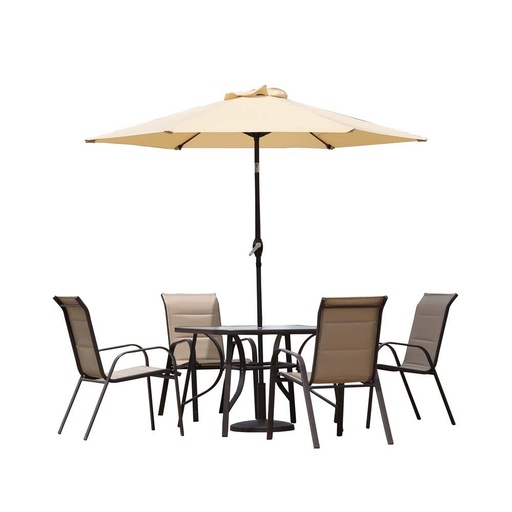 [GAR-Dan-00480] Eve Textilene Dining Set