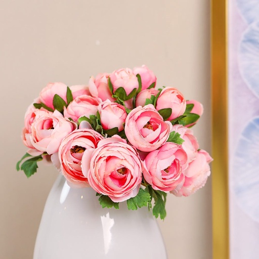 [HOM-Dan-00536] SS21 Rejoice Light Pink Bunch Artificial Flower