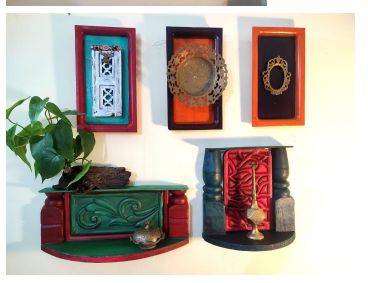 [Out-Dan-05374] 5 pic box antique box with Brasse.