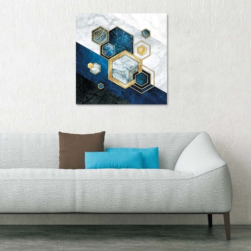 [HOM-Dan-00544] SS22 Diana Abstract Tempered Glass Wall Art