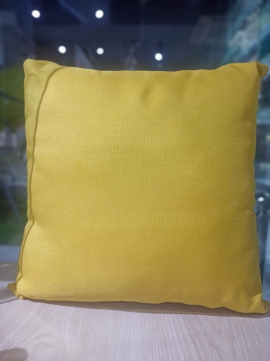 [Loc-ova-05450] Yellow sofa cushion (small)