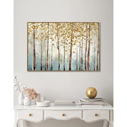 [HOM-Dan-00560] SS21 Lorena Trees Framed Canvas