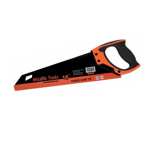 [HAR-00738] MILANO HAND SAW 16" ABS TPR HANDLE