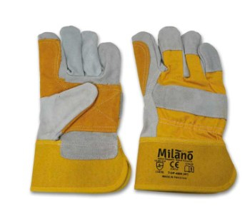 [HAR-00782] MILANO HAND LEATHER GLOVES DOUBLE PALM