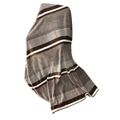 [HOM-Dan-00916] Yarn Dyed Jacquard Flannel Plush Blanket