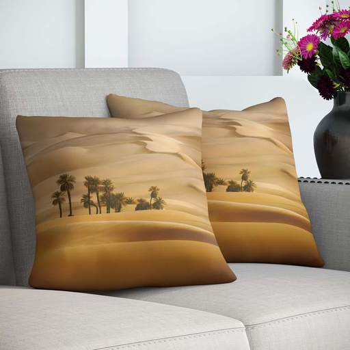 [HOM-Dan-00992] Dreamz Cushion 43x43Cm Multi Sand Dunes_ Filled Cushion